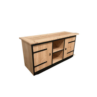 Buitenkeuken Edinburgh | Zwart Omlijst | Douglas Hout