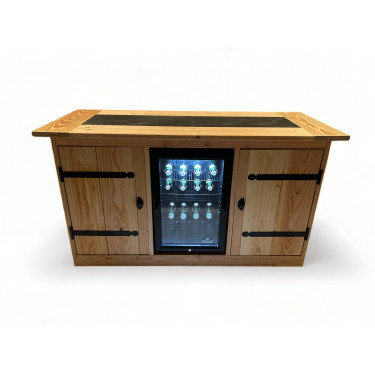 Buitenkeuken Illinois | 70 Liter Koelkast | Douglas Hout