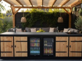 Goed onderhouden buitenkeuken